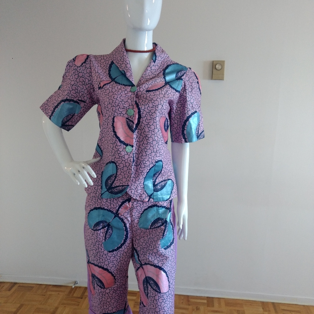 Ankara fashion Pants and Jacket